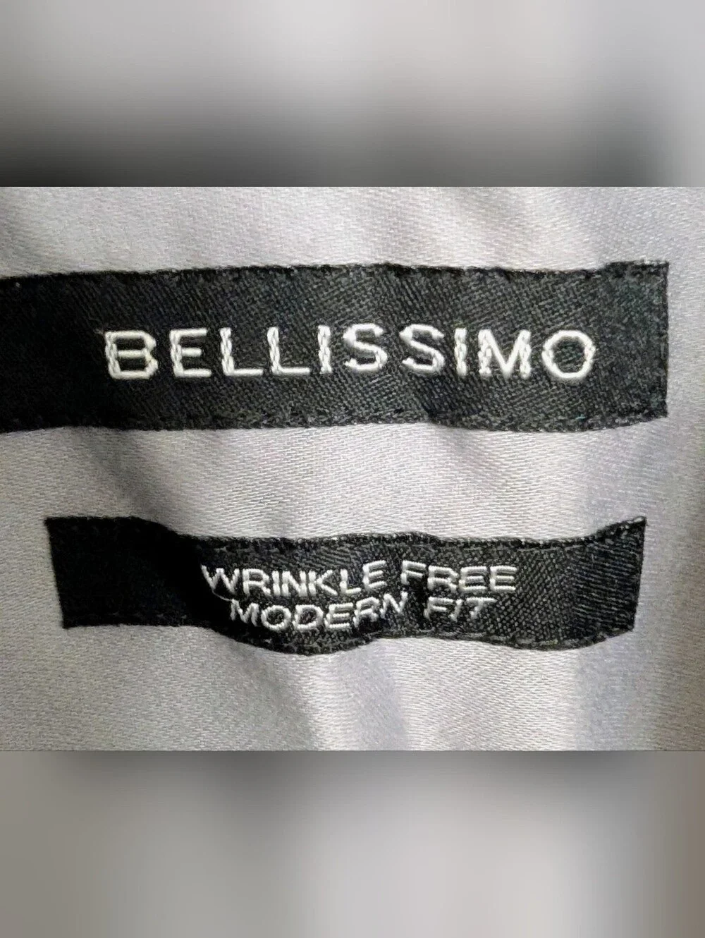Bellissimo Wrinkle Free Modern Fit Dress Shirt - Men's 15.5, 34/35 - Picture 2 of 4